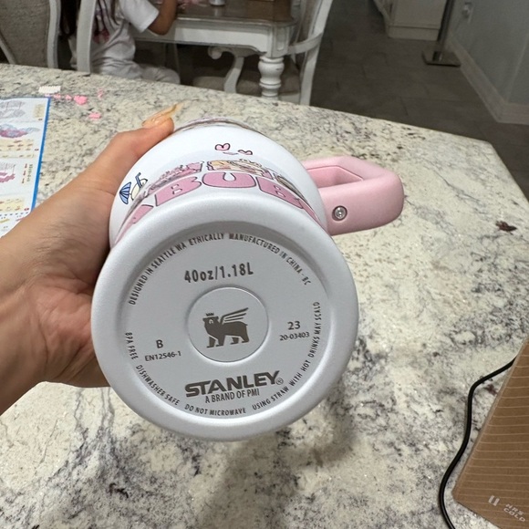 Labubu Stanley Pink and White Tumbler - Picture 5 of 5
